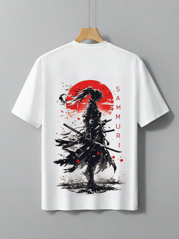 Red Sun Samurai Graphic Tee