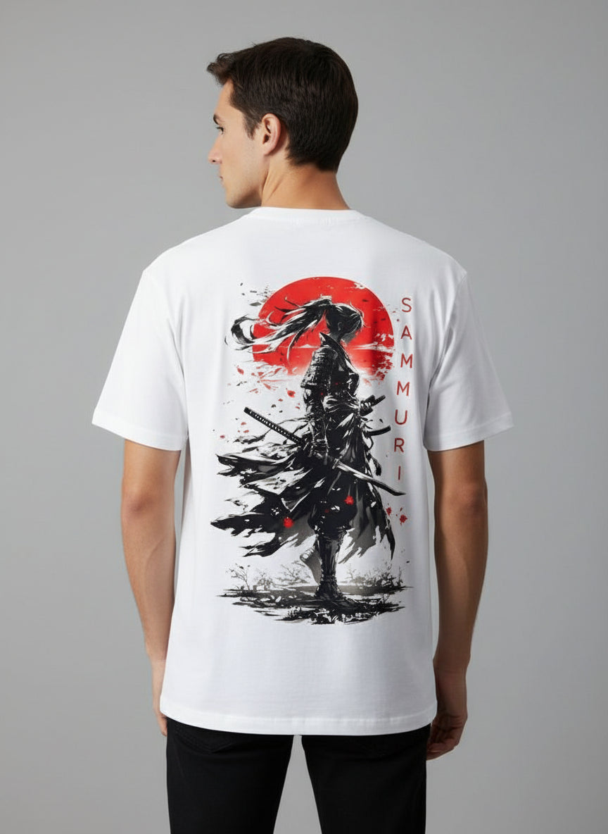 Red Sun Samurai Graphic Tee