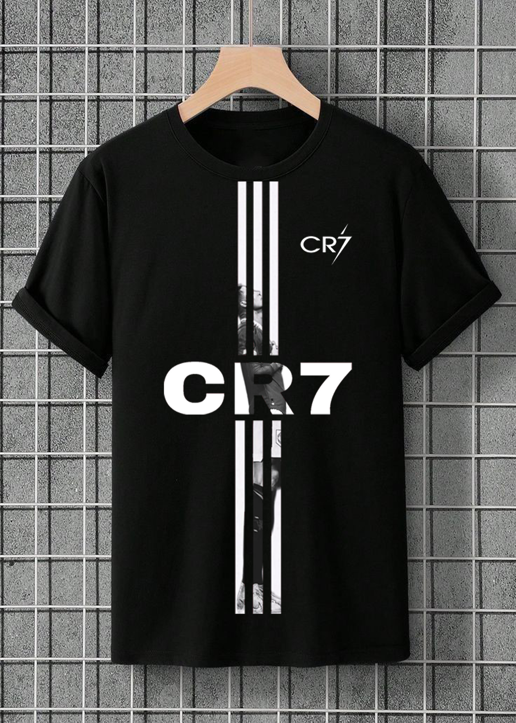 CR7 Legend Collection - Premium Black Printed T-shirt