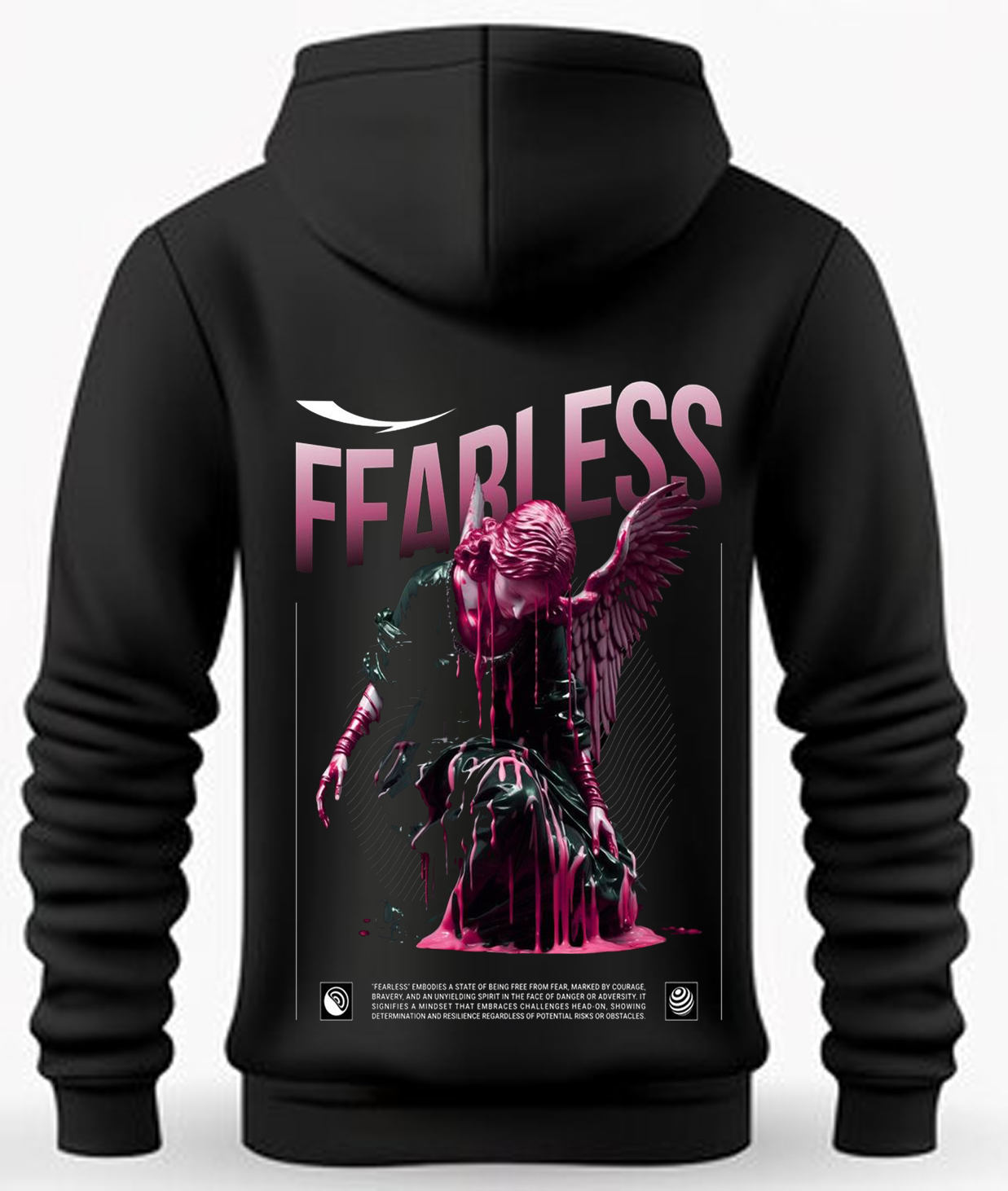 Fearless Angel Art Hoodie