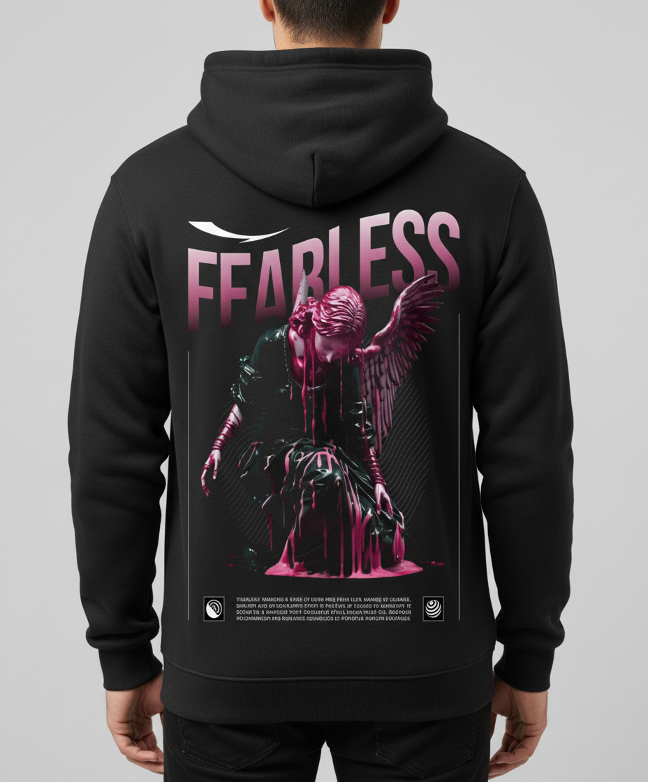 Fearless Angel Art Hoodie