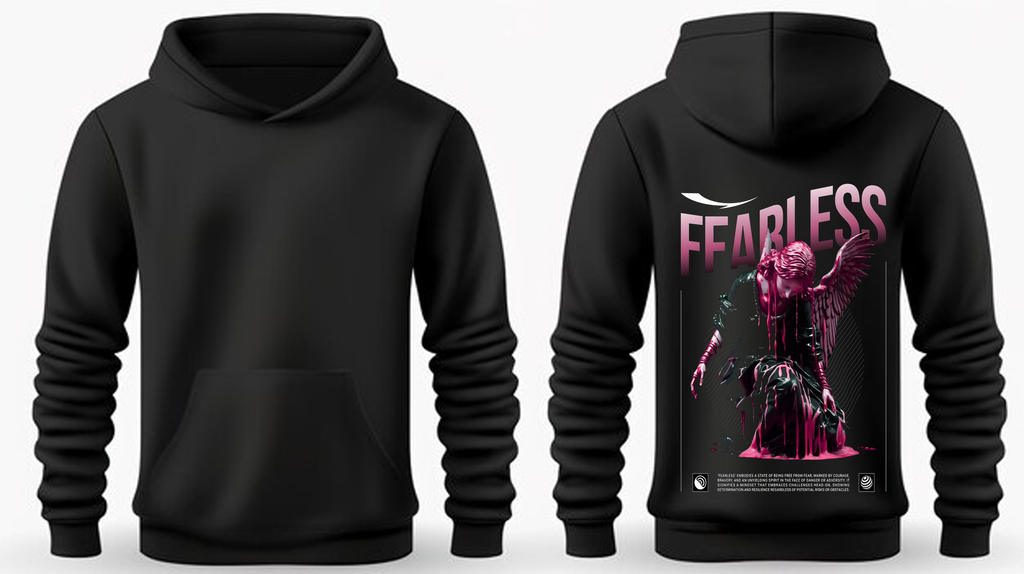 Fearless Angel Art Hoodie