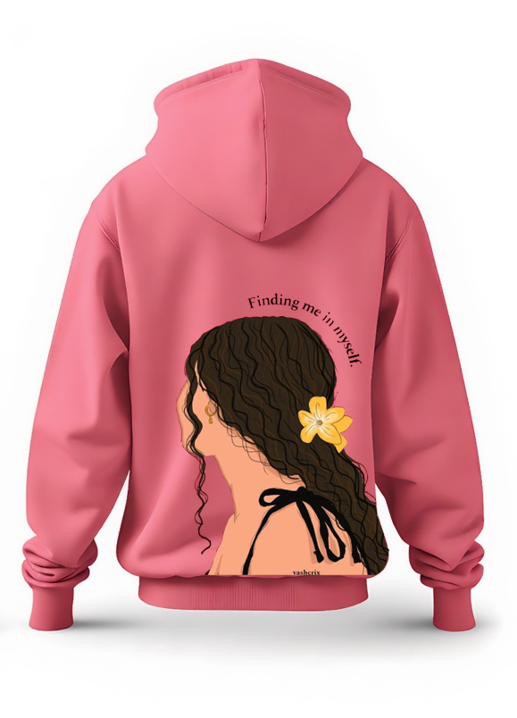 Self Discovery Floral Heart Hoodie