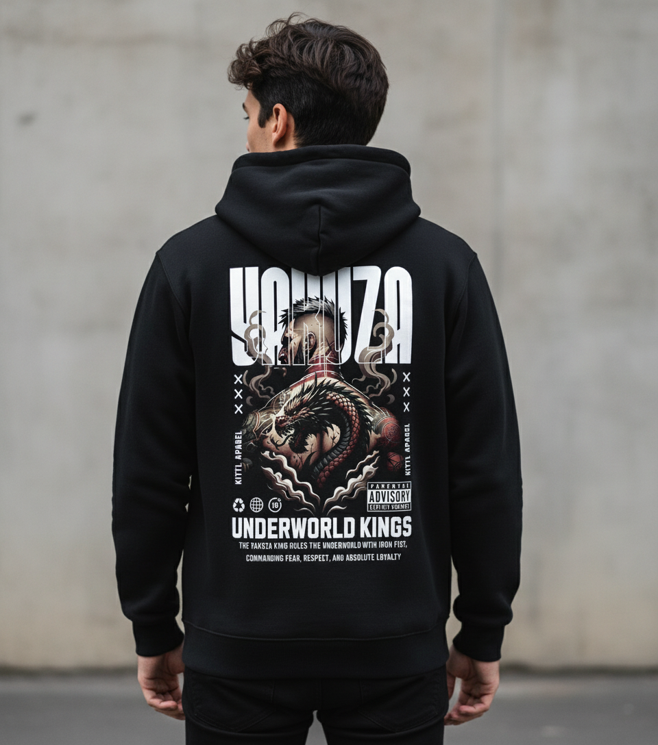 Yakuza Underworld Kings Graphic Hoodie