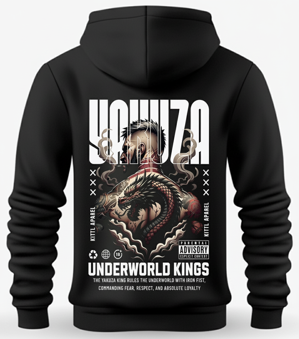 Yakuza Underworld Kings Graphic Hoodie